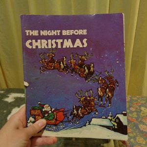 Vintage 1970 The Night Before Christmas SC Book