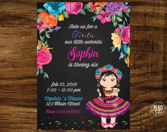 mexican invitation etsy