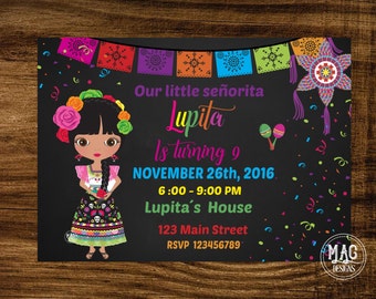 invitacion mexicana etsy
