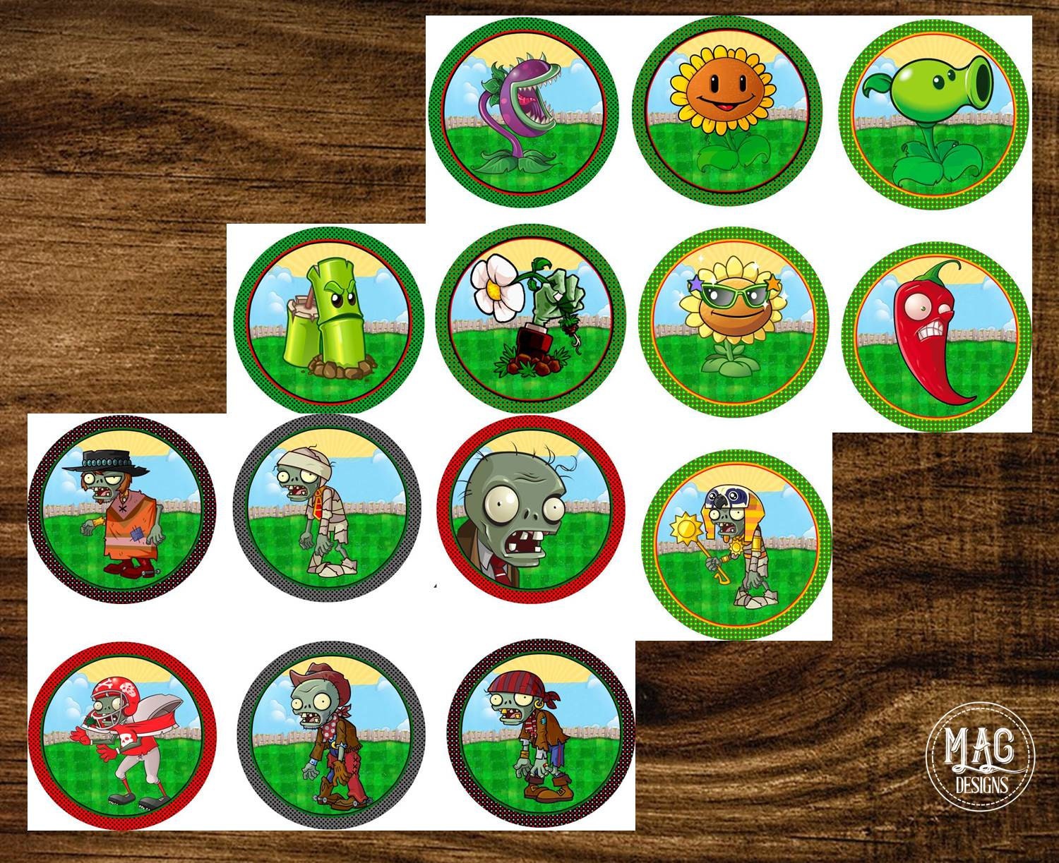 Plants Vs Zombies Heroes Green Shadow Edible Cake Topper Image ABPID09 – A  Birthday Place