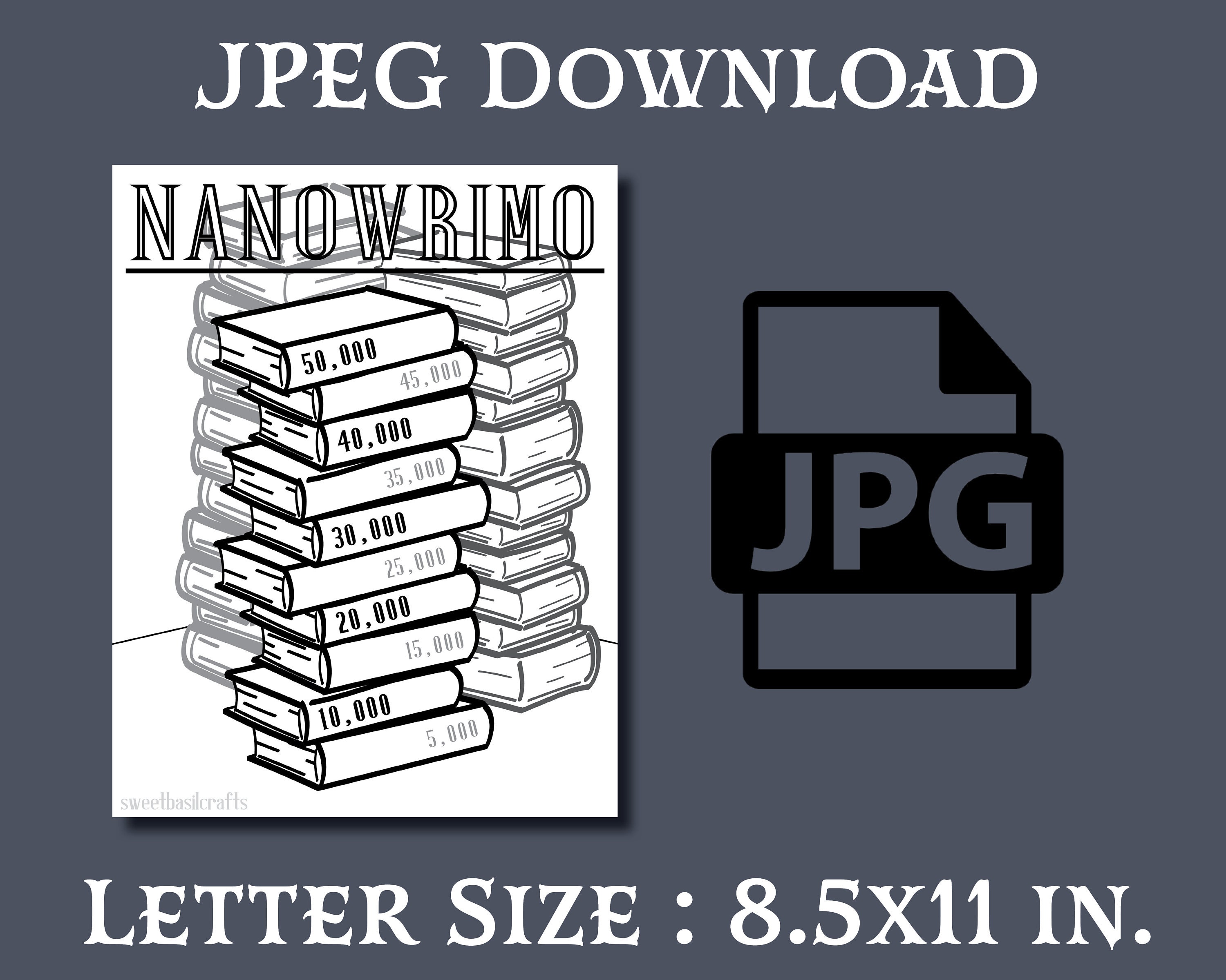 Nanowrimo Word Tracker Coloring Page Printable Coloring Page National ...
