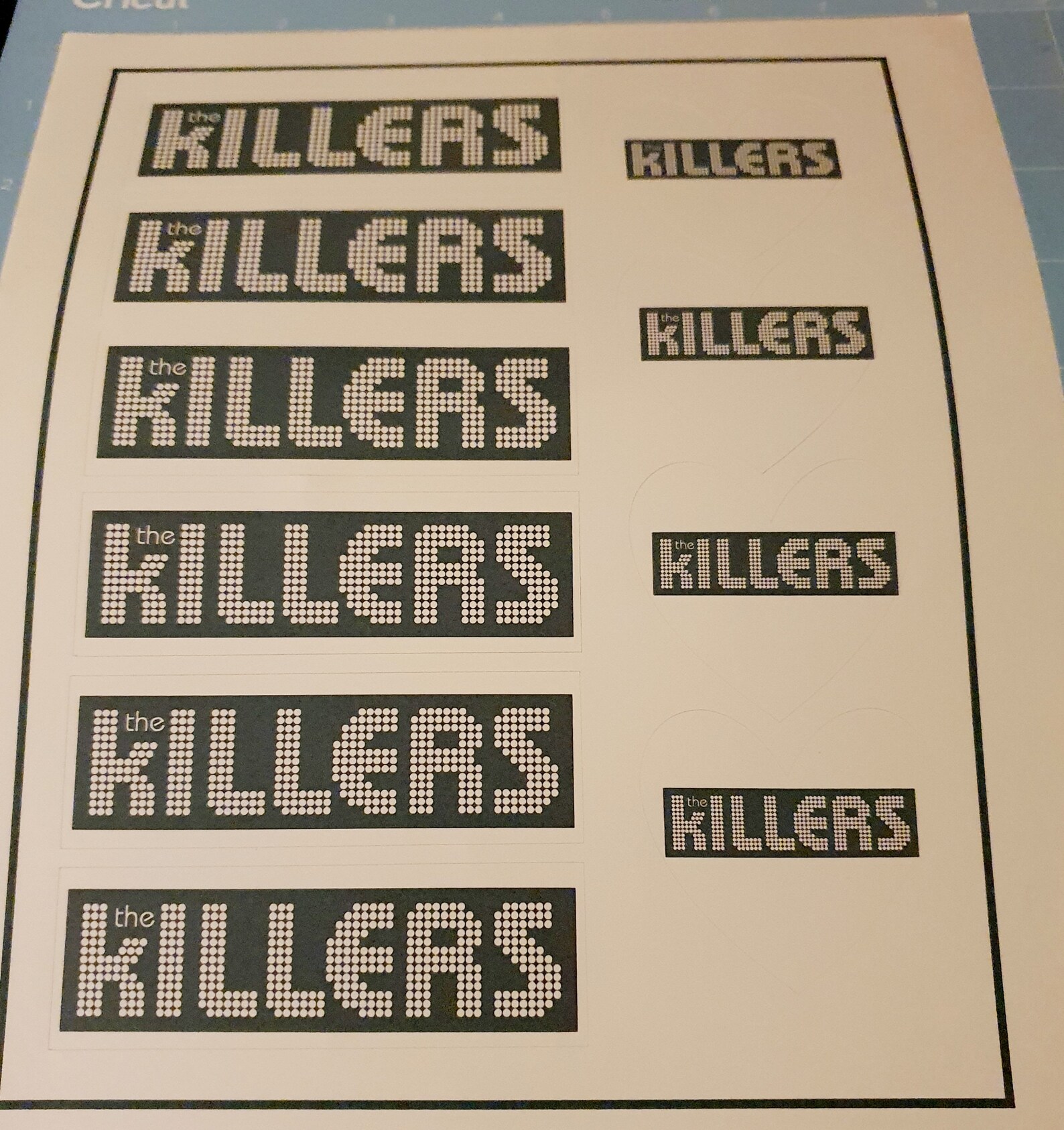 The killers stickers the killers band logo stickers Etsy.de