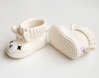 Baby sprinkle llama booties gift for boy girl