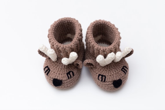 ondergoed Ironisch iets Gehaakte baby laarsjes Bruin baby jongen baby meisje bos - Etsy Nederland