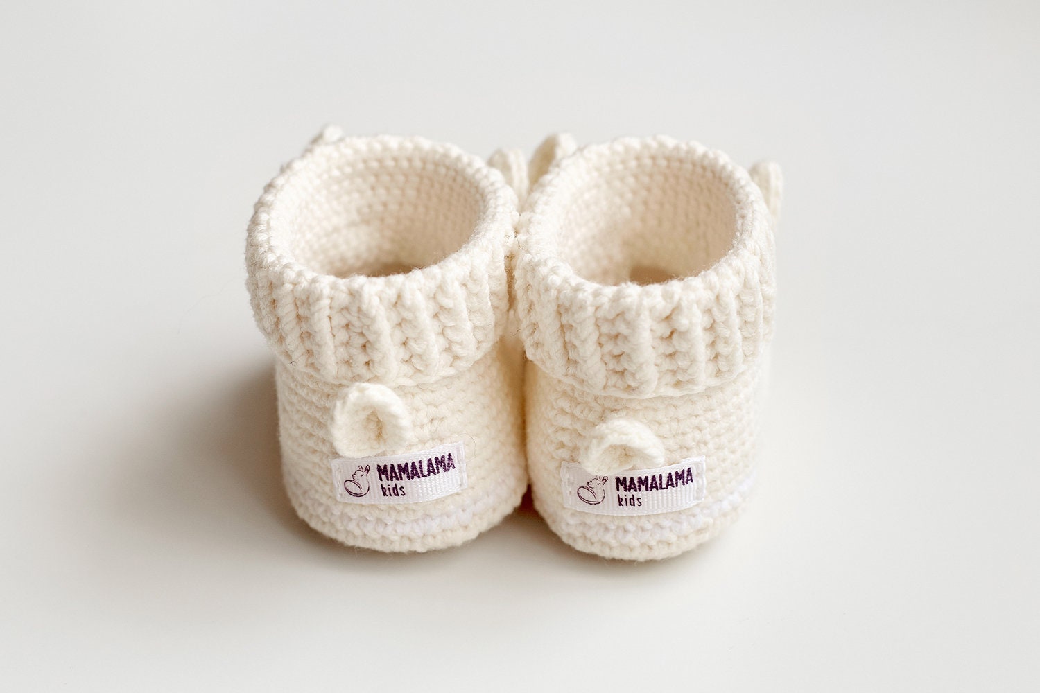 New mom gift sweet baby booties Crochet llama soft sole newborn shoes Pregnancy gift basket for mom to be Expecting baby reveal Schoenen 