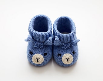 SYY _baby shoes Patucos para niño Azul Azul