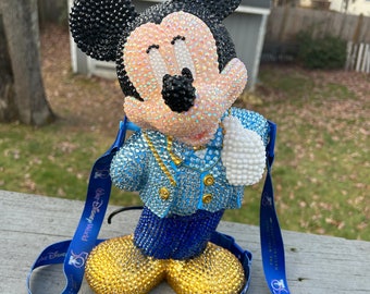 50th Celebration Mickey Mouse Disney Inspired Bedazzled Popcorn