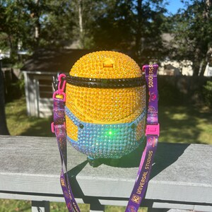 Cubo/monedero de palomitas de maíz deslumbrante inspirado en Minions universal imagen 4