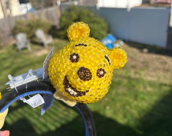 Diadema de peluche inspirada en el misterio de Winnie the Pooh con llavero