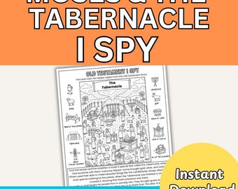 Tabernakel I Spion Ausmalseite | Bibel suchen und finden Digitaler Download | Exodus 35-40 Aktivität | Komm Folge Mir