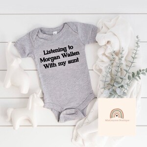 Morgan Wallen Baby Onesie® Morgan Wallen Aunt Baby Onesie® Retro