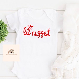Lil Nugget Onesie® , Pregnancy Announcement , Little Brother Onesie®, 1st Birthday Onesie® , Baby Shower Gift