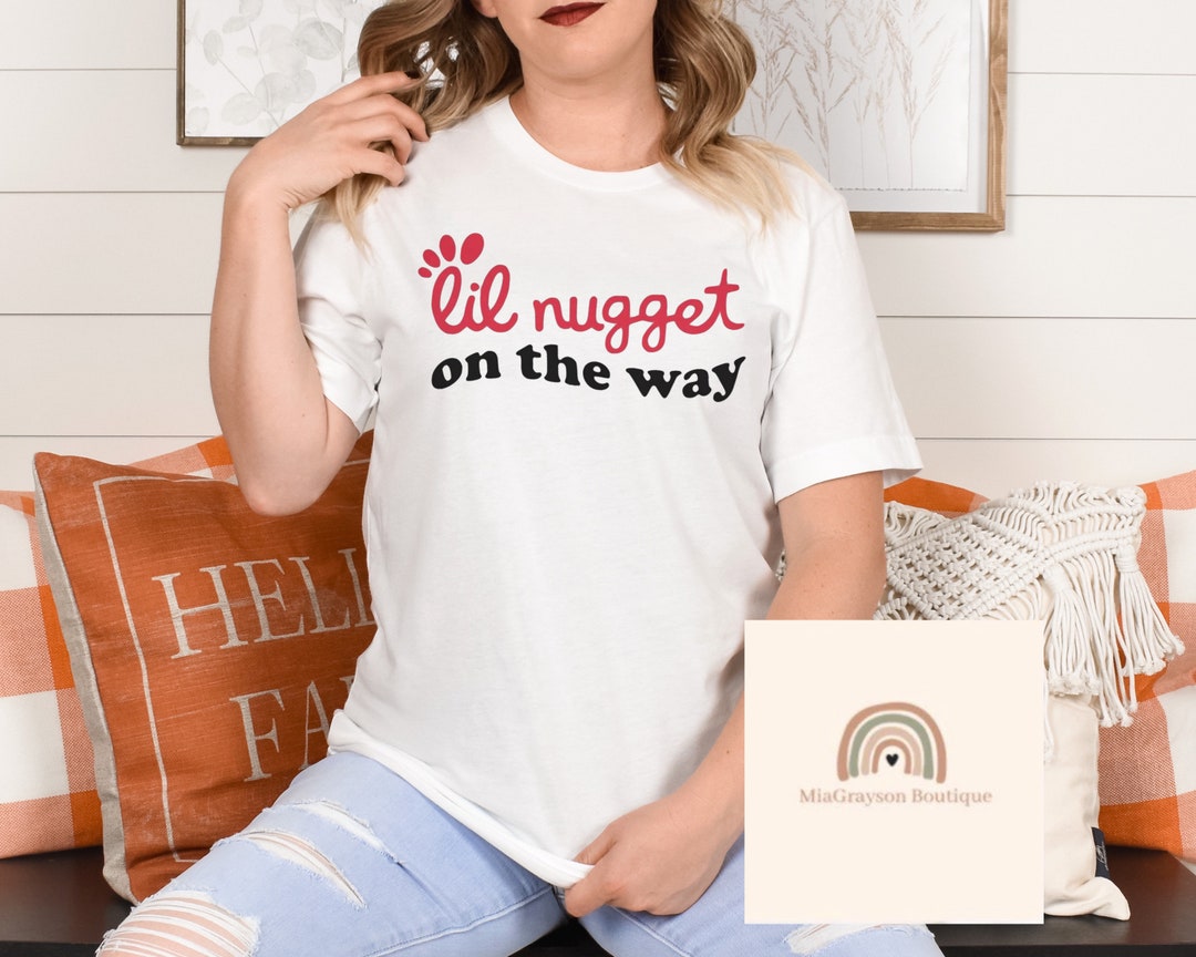 Pregnancy Announcement Shirt, Lil Nugget on the Way, Mom to Be Shirt