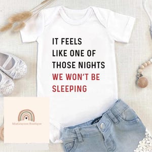 Swift baby Onesie®, It Feels Like One of Those Nights We Won’t be sleeping Onesie®, Baby Swiftie, Taylor’s Version shirt, Baby Eras shirt