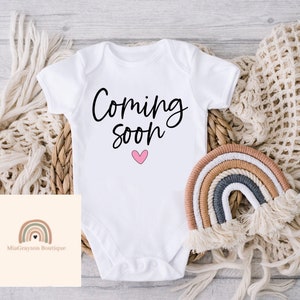 Coming Soon Baby Onesie®, Pregnancy Announcement Onesie®, Grandchild Reveal, Baby Reveal Onesie®