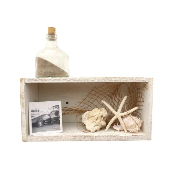 Shabby Chic Shadow Box Decor Hanging Mount Mounted Image 0