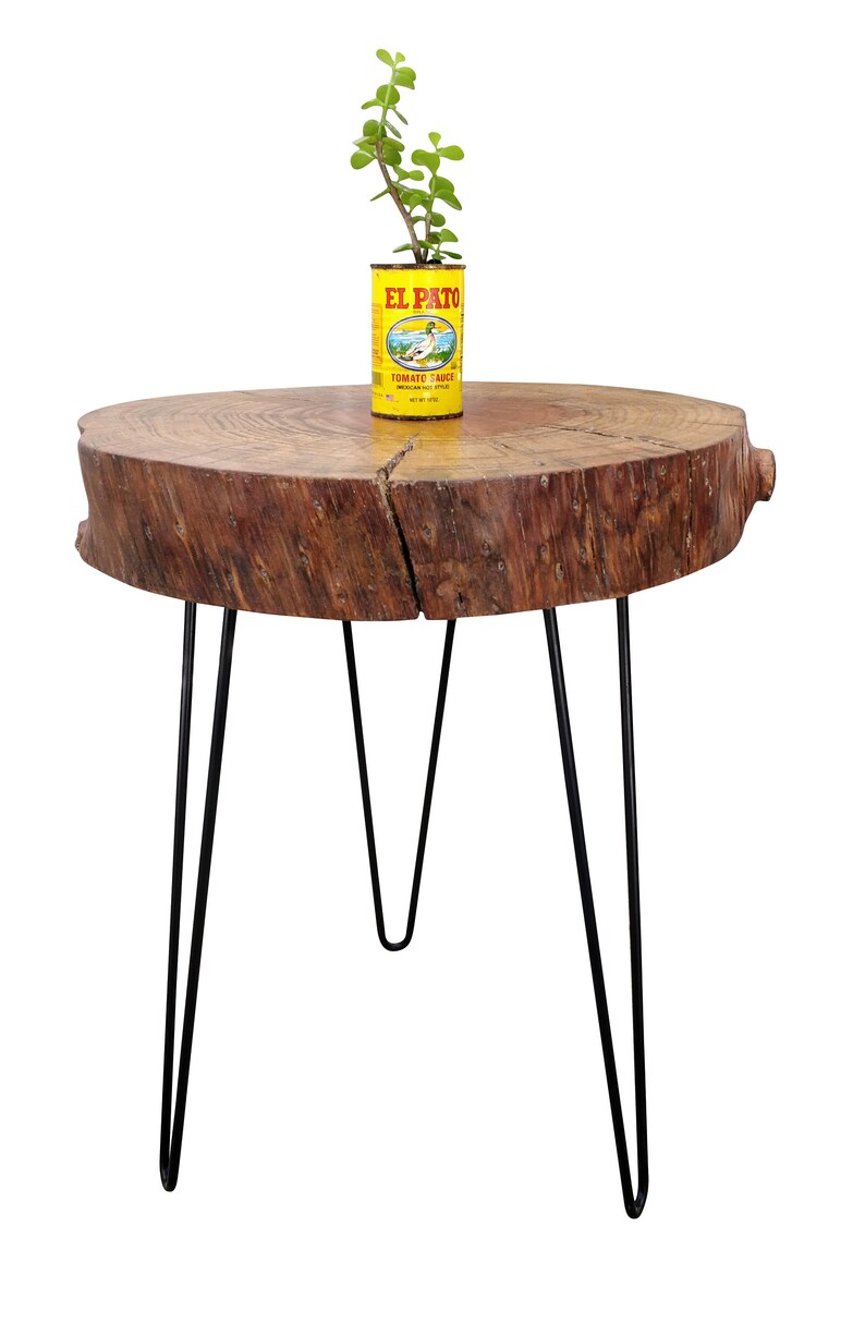 Tree Log End Table branch end handmade live edge log Etsy