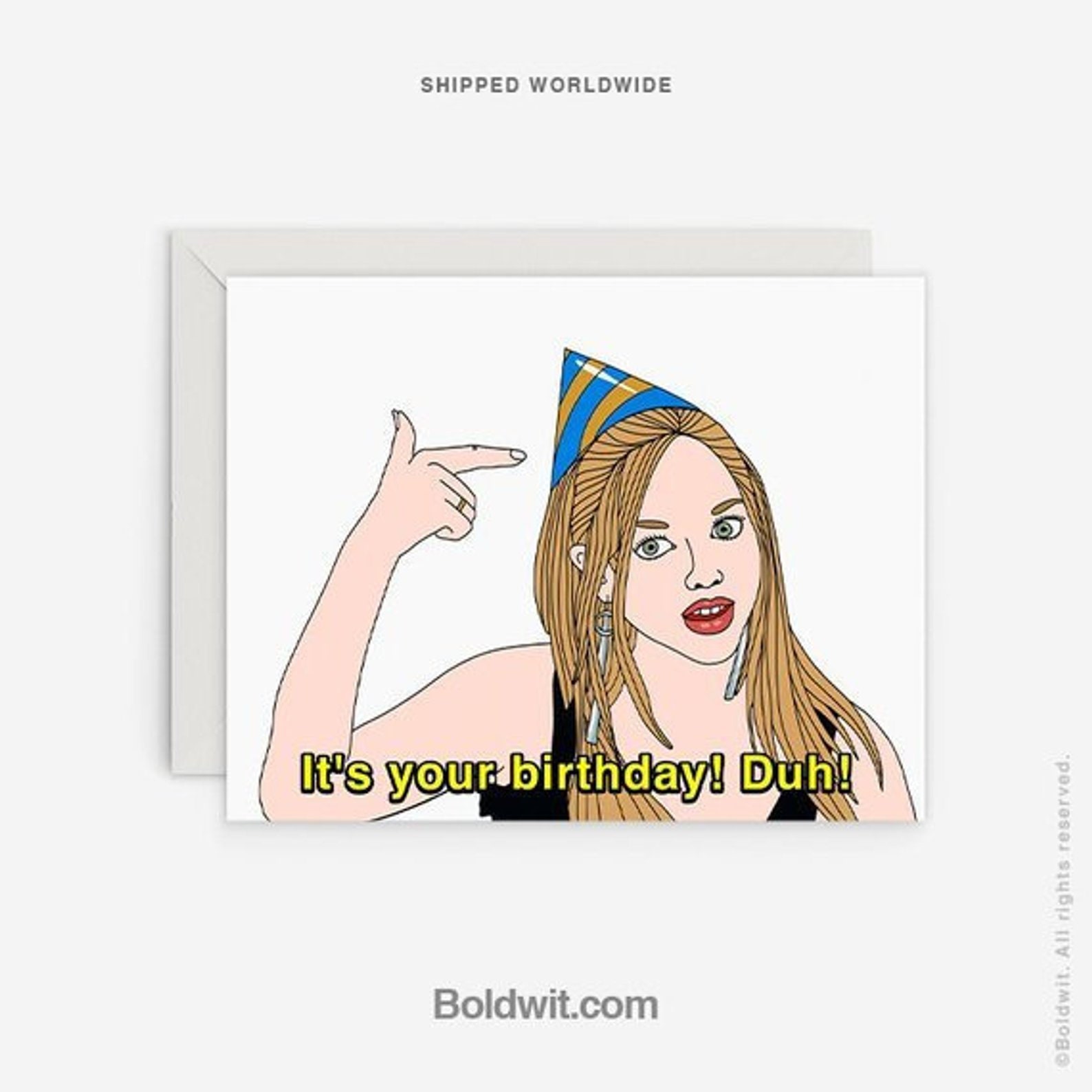 Mean Greeting Cards Funny Birthday Card Karen Teen Mouse Etsy