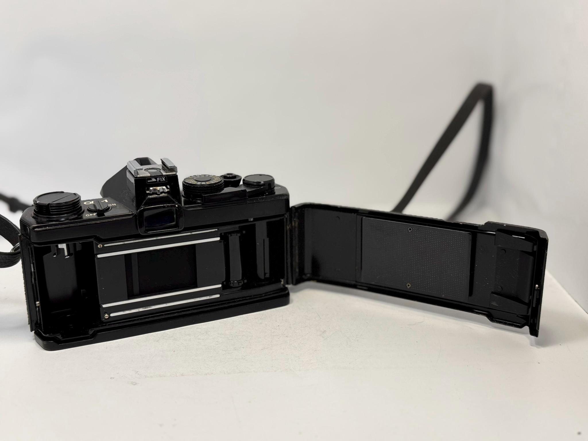 Olympus OM-1MD SLR Film Camera Black Color Version G.zuiko Auto-s