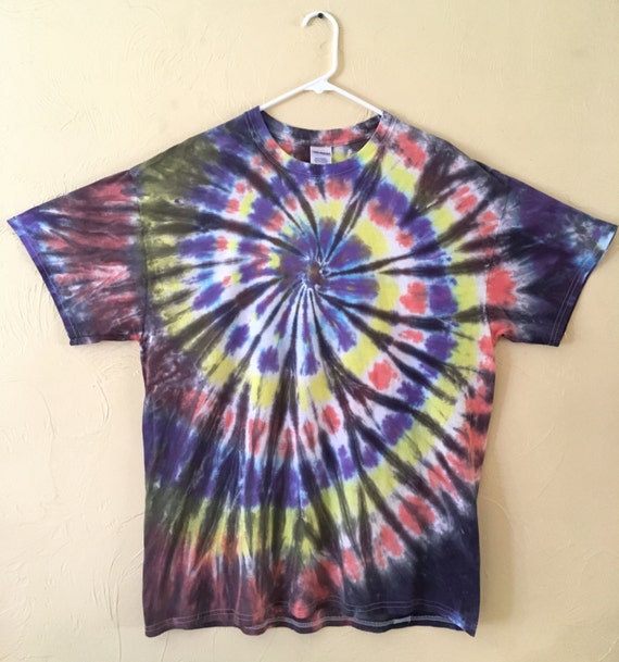 Tie-dye XL t-shirt | Etsy