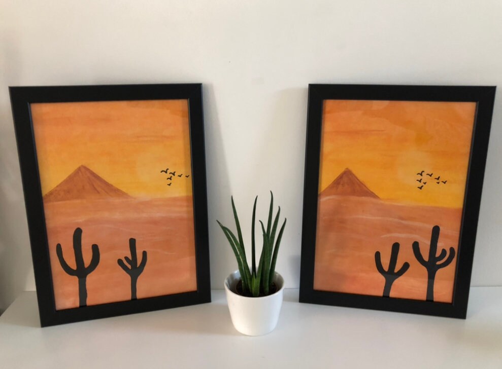 Désert, Montagne et Cactus