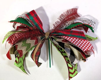 Ribbon Assorted Holiday Mix Tied Ready for Gifts or Wreaths