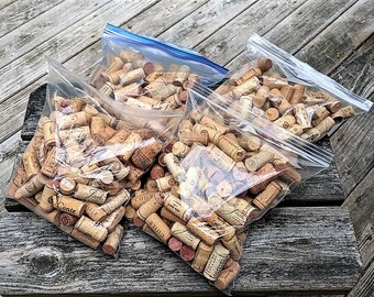 Wine Cork Supply 4 Gallon Bags Approximately 400 Real Corks with Some Synthetic Mixed In Cork Supply Craft Supply