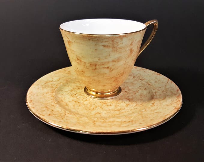 Bone China Royal Albert Gossamer Pattern Made in England Orange Cup