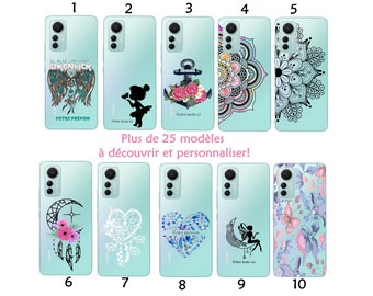 Case + Cord Iphone 11 12 13 and 14 Plus PRO MAX MINI dreamcatcher feather boho dream catcher fairy mandala butterfly personalized first name heart