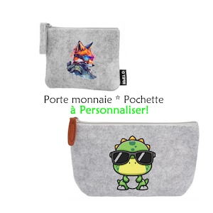 Bolsa de lápis de feltro bolsa kit de presente organização bolsa de viagem meninos dinossauro dragão futebol basquete tênis samurai e primeiro nome