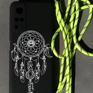 Collier tour de cou téléphone cordon universel réglable iPhone oppo redmi galaxy realme cadeau fete pere mere anniversaire image 4