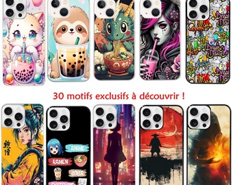 Case + Cord Reno 2 2Z 8 LITE A16 A54 A57 A72 A74 A77 A94 A5 A9 2020 anime manga bubble panda samuraii spartan gamer dragon film hydrogel