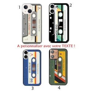 Hoesje + snoer Galaxy A04S A05s A12 A13 A14 A15 A22 A23 A25 A32 A35 A54 A55 in 4G 5G vintage retro cassette gepersonaliseerde tekst hydrogelfilm