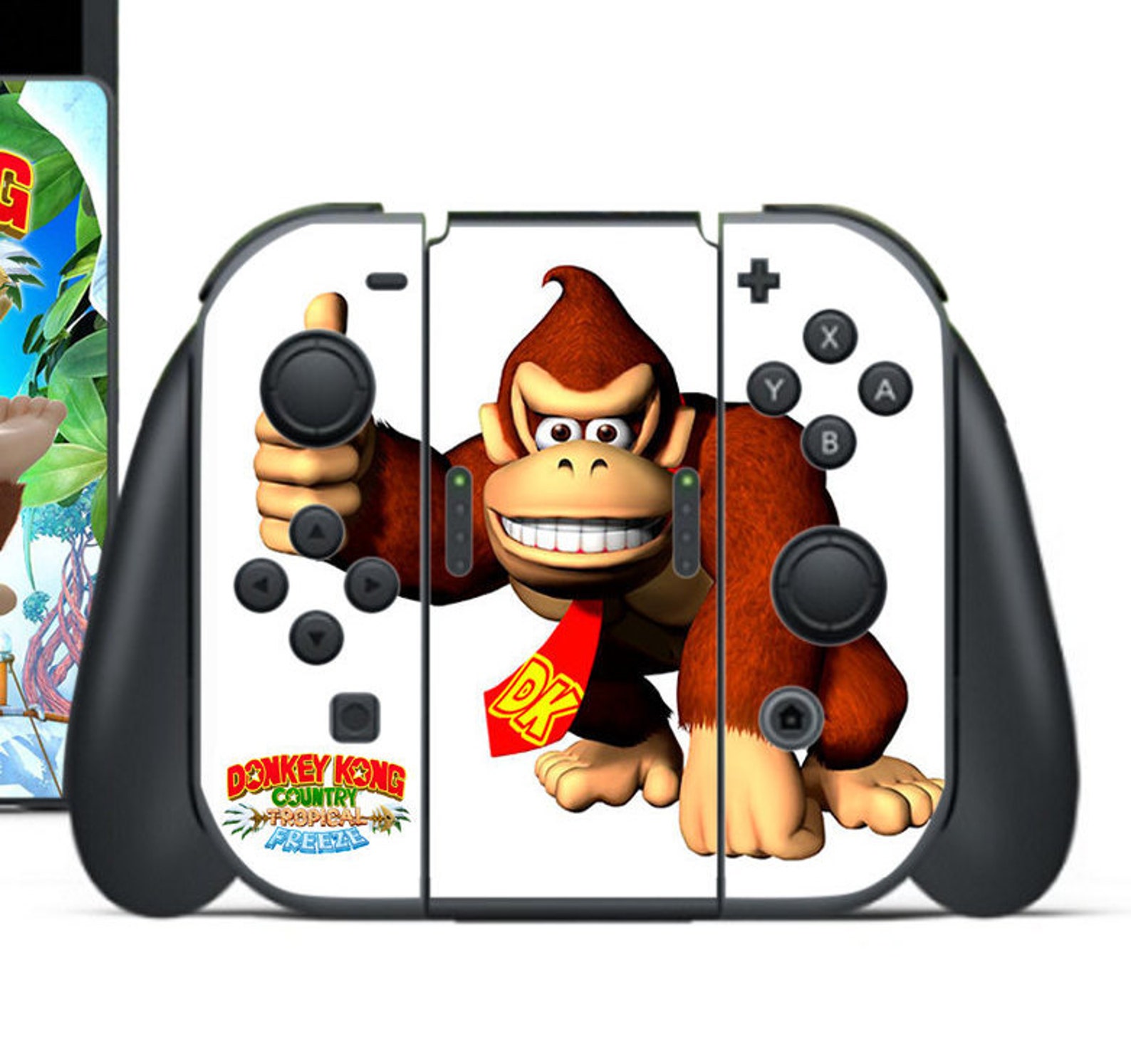 Donkey Kong Vinyl Skin Sticker Set for Nintendo Switch Etsy
