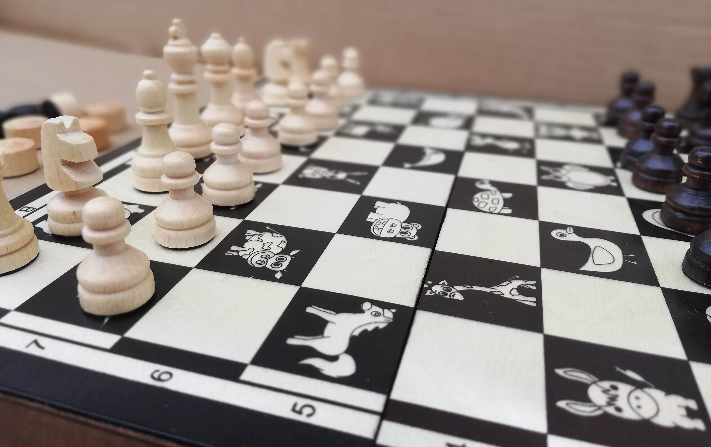 Gioco Set 2in1 Folding Chess Set Tavola di Legno Gioco Gioco Set Di scacchi ...