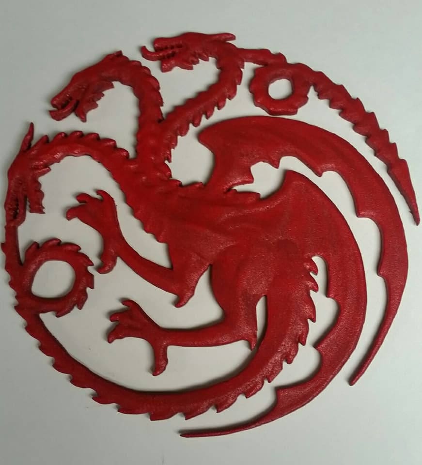 Game of Thrones Inspired Targaryen Dragon Sigil Perfect Gift - Etsy New  Zealand