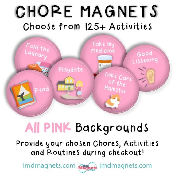 Etsy Chore Chart Magnets