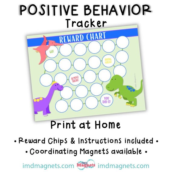Dinosaur Behaviour Reward Chart
