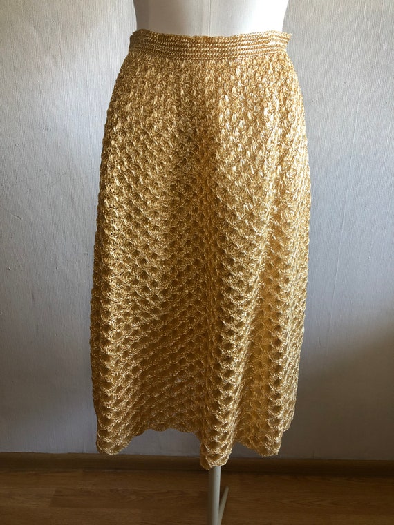 Vintage raffia skirt 1950s