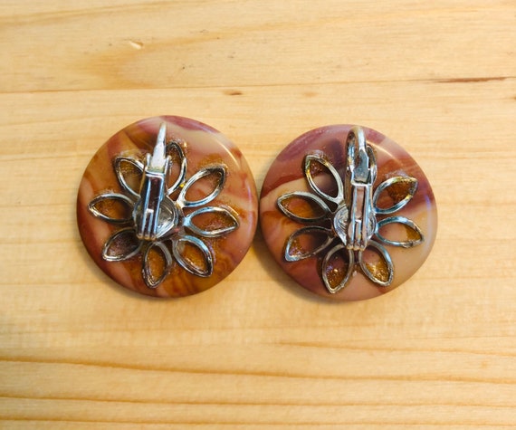 Stone Clip-on Earrings - image 5