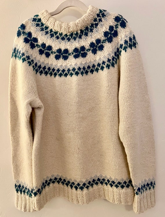 Handmade Cottage Core Sweater - image 1