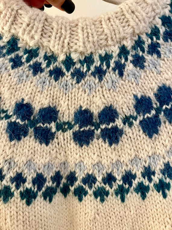 Handmade Cottage Core Sweater - image 7