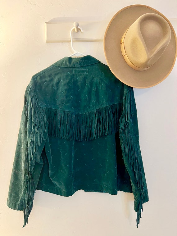 Southwestern Emerald Green Jacket - image 7