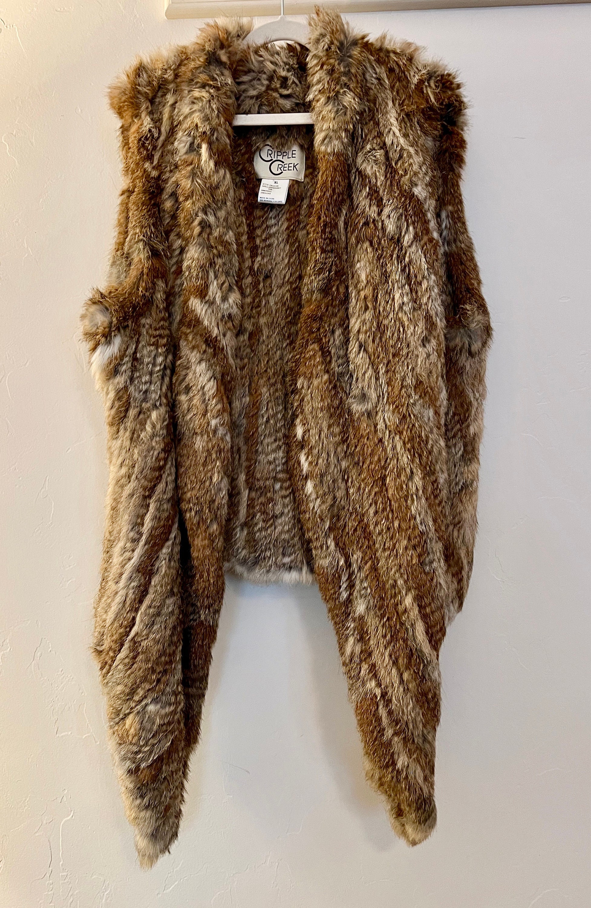 Cripple Creek Rabbit Fur Vest