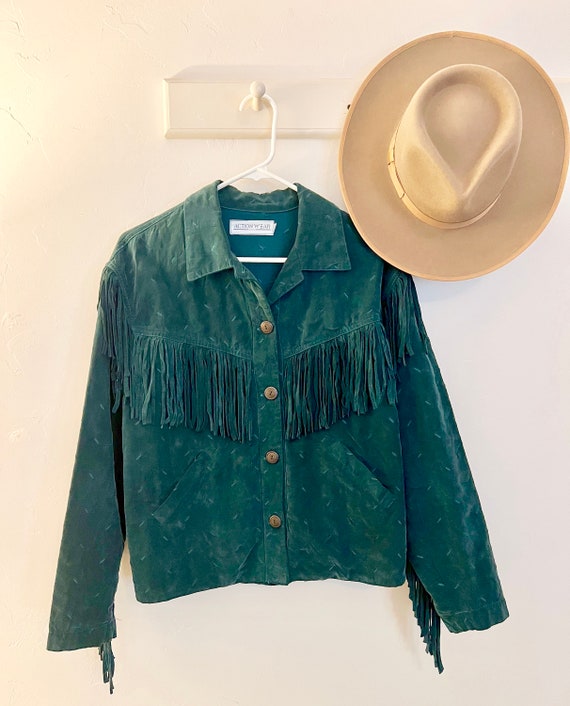 Southwestern Emerald Green Jacket - image 10