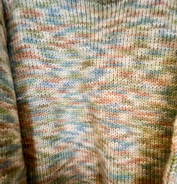 Hand Knit Earthtone Sweater - image 4