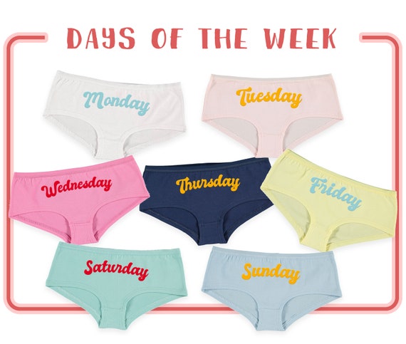 days of the week panties