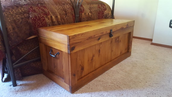 Rustic hope chest discount