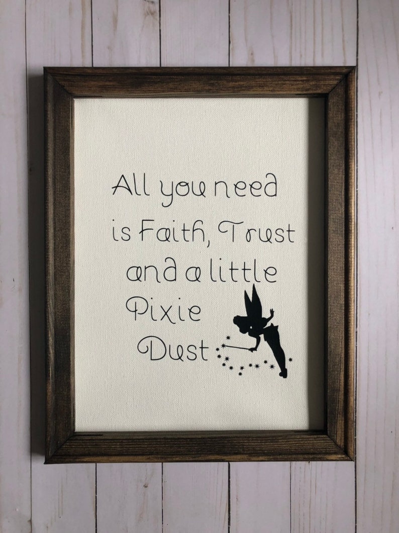 Pixie Dust Farmhouse Canvas Sign