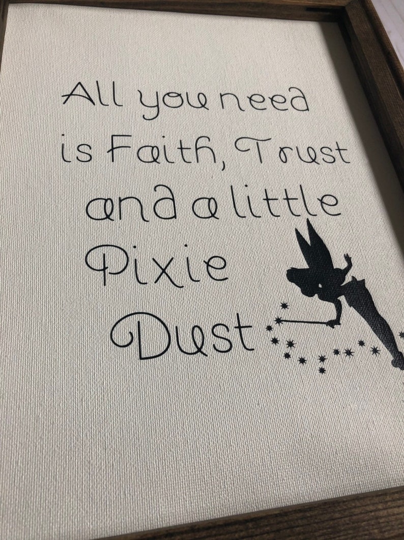 Pixie Dust Farmhouse Canvas Sign